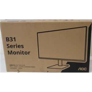 SALE OUT. AOC 24B31H 24“ 1920x1080/16:9/300 cd/m²/1 ms/HDMI, DisplayPort, Headphone out | SALE OUT. | AOC | 24B31H | 24 " | IPS | FHD | 16:9 | 120 Hz | 1 ms | 1920 x 1080 pixels | 300 cd/m² | HDMI ports quantity 1 | Black | Warranty 36 month(s) | DAMAGED PACKAGING