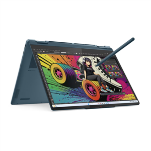 Lenovo- Yoga 7 2-in-1 14AKP10 AMD | Tidal Teal | 14 " | OLED | WUXGA | 1920 x 1200 pixels | AMD Ryzen AI 7 | 350 | 16 GB | Soldered LPDDR5 | Solid-state drive capacity 512 GB | AMD Radeon 860M Graphics | Windows 11 Home | 802.11be | Bluetooth version 5.4 | Keyboard language English | Keyboard backlit | Warranty 24 month(s) | Battery warranty 12 month(s)