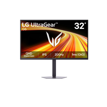LG | 32G620B-B UltraGear | 32 " | IPS | QHD | 16:9 | 200 Hz | 1 ms | 2560 x 1440 pixels | 300 cd/m² | HDMI ports quantity 2 - Image 2