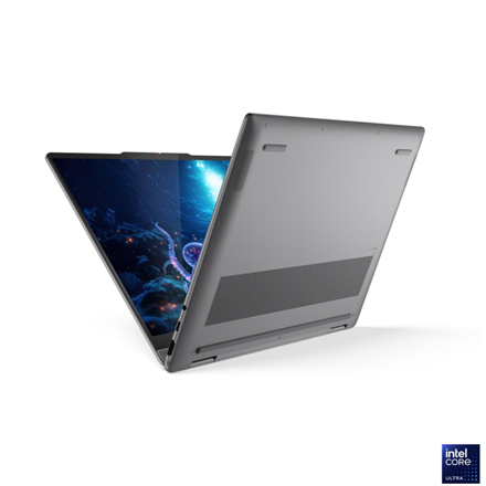 Lenovo- Yoga 7 2-in-1 14ILL10 Intel | Luna Grey | 14 " | OLED | Touchscreen | WUXGA | 1920 x 1200 pixels | Glossy | Intel Core Ultra 5 | 226V | 16 GB | Soldered LPDDR5X | Solid-state drive capacity 512 GB | Intel Arc Graphics 130V | Windows 11 Home | 802.11be | Bluetooth version 5.4 | Keyboard language English | Keyboard backlit | Warranty 24 month(s) | Battery warranty 12 month(s) - Image 4