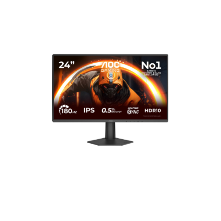 AOC | 24G50F | 24 " | IPS | FHD | 16:9 | 180 Hz | 4 ms | 1920 x 1080 pixels | 300 cd/m² | HDMI ports quantity 1 | Black - Image 3