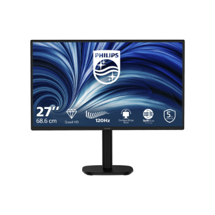 Philips | 27B2N3500/00 | 27 " | IPS | QHD | 16:9 | 120 Hz | 2560 x 1440 pixels | HDMI ports quantity 2 | Black - Image 3