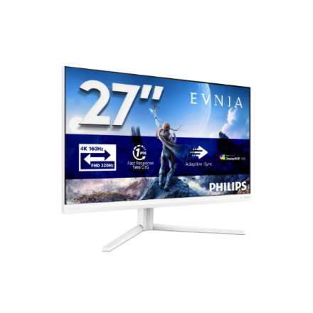 Philips | 27M2N5901A/00 | 27 " | Fast IPS | UHD | 16:9 | 160 Hz | 1 ms | 3840 x 2160 pixels | 350 cd/m² | HDMI ports quantity 2 | White - Image 5