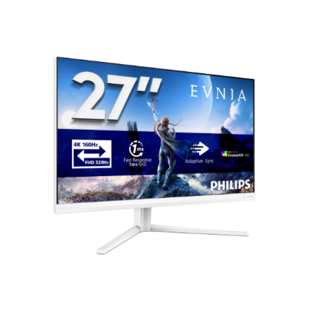 Philips | 27M2N5901A/00 | 27 " | Fast IPS | UHD | 16:9 | 160 Hz | 1 ms | 3840 x 2160 pixels | 350 cd/m² | HDMI ports quantity 2 | White - Image 6