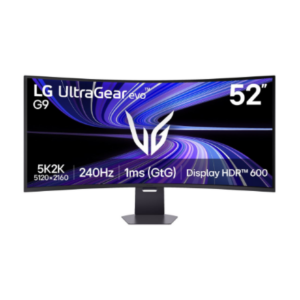 LG | UltraGear evo G9 52G930B-B | 52 " | VA | WUHD | 21:9 | 240 Hz | 1 ms | 5120 x 2160 pixels | 400 cd/m² | Black