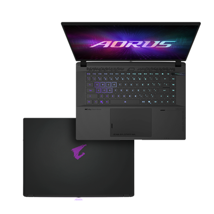 Gigabyte Aorus Master 16 6XJM4EEE64SP | Black | 16 " | WQXGA | 2560 x 1600 pixels | 240 Hz | AMD Ryzen 9 | 9955HX3D | 32 GB | Solid-state drive capacity 1000 GB | NVIDIA GeForce RTX 5070Ti | GDDR7 | 12 GB | Windows 11 Pro | 802.11be | Bluetooth version 5.4 | Keyboard language English | Keyboard backlit | Warranty 24 month(s) | Battery warranty 12 month(s) - Image 4
