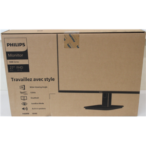 SALE OUT. PHILIPS 27E1N1100A/00 27" 16:9/1920x1080/250cdm2/4ms/VGA HDMI Audio out, DAMAGED PACKAGING | SALE OUT. | Philips | 27E1N1100A/00 | 27 " | IPS | 16:9 | 100 Hz | 4 ms | 1920 x 1080 pixels | 250 cd/m² | HDMI ports quantity 1 | Black | Warranty 36 month(s) | DAMAGED PACKAGING
