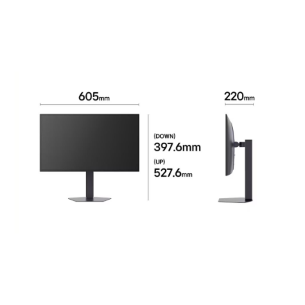 LG | 27GX790B-B | 27 " | OLED | QHD | 16:9 | 540 Hz | 0.02 ms | 2560 x 1440 pixels | 300 cd/m² | HDMI ports quantity 2 | Black - Image 7
