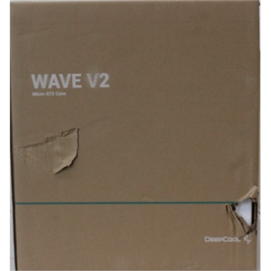 SALE OUT. Deepcool Wave V2 Micro ATX PC case | Deepcool | Wave V2 | Black | Micro ATX | DAMAGED PACKAGING | Power supply included No