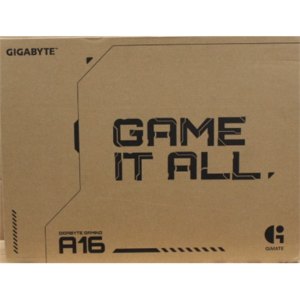 SALE OUT. Gigabyte GAMING 3WH-K3EE894SH 16" FHD+ AMD R7 260/16GB/1TB/RTX 5070/Win11 Home/ENG kbd/2Y Warranty | Gigabyte A16 Gaming 3WH | Black Steel | 16 " | IPS | WUXGA | 1920 x 1200 pixels | 165 Hz | Anti-glare | AMD Ryzen 7 | 260 | 16 GB | SO-DIMM DDR5 | Solid-state drive capacity 1000 GB | NVIDIA GeForce RTX 5070 | GDDR7 | 8 GB | Windows 11 Home | 802.11ax | Bluetooth version 5.2 | Keyboard language US international | Keyboard backlit | Warranty 24 month(s) | Battery warranty 12 month(s) | DEMO